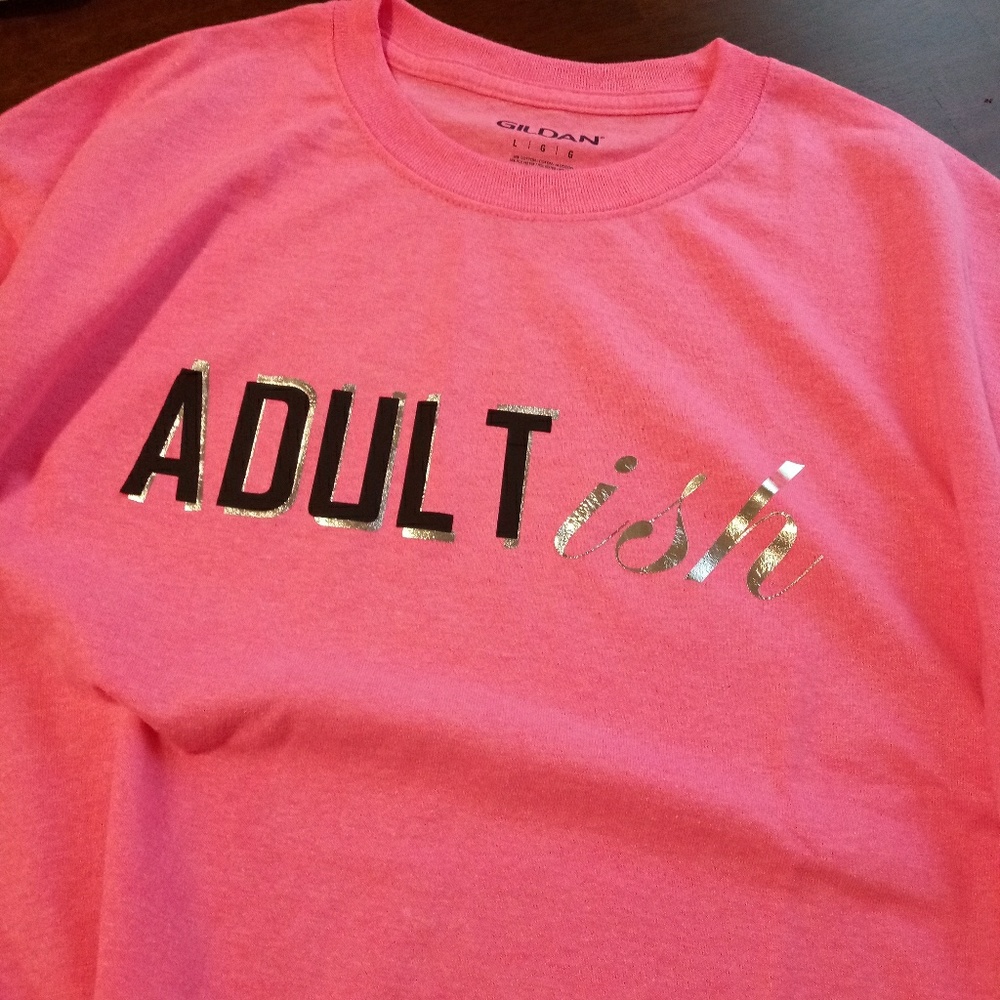 🔥Adult ish shirt customization available!